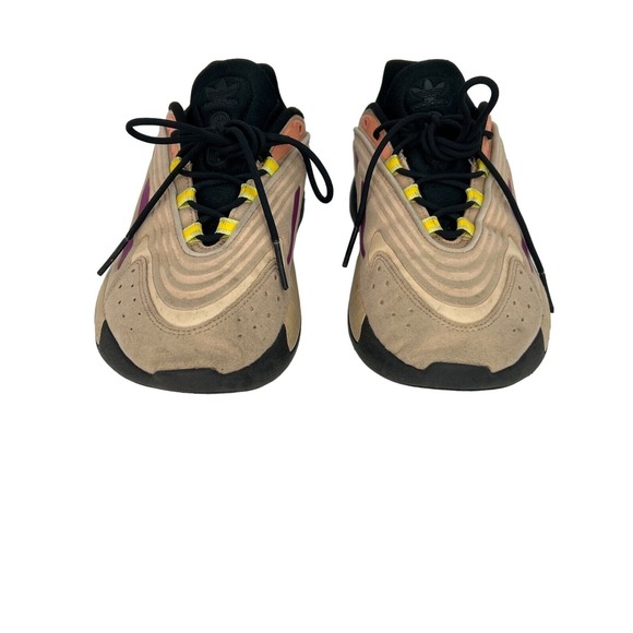 Adidas Ozelia Sneakers Men’s 9.5 Beige Multicolor Chunky Running Shoes Streetwea - Picture 2 of 7